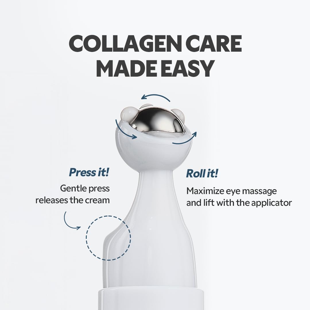 TIRTIR Collagen Lifting Eye Cream - Roller Applicator