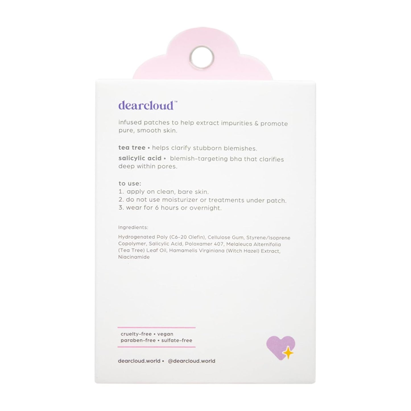 Dearcloud Blemish Patch Refill β Zit Clarity Compact 36ct with Tea Tree + Salicylic Acid