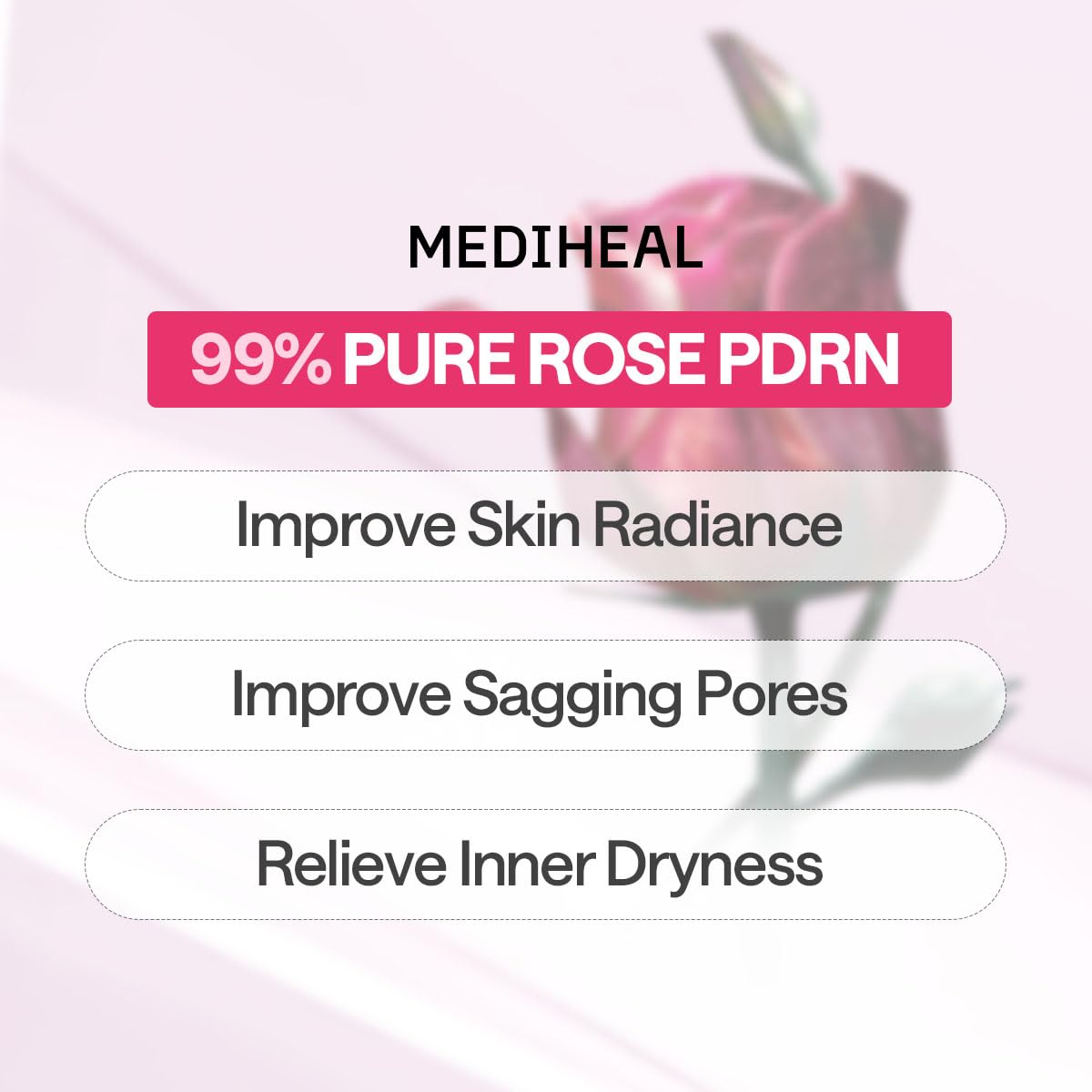Mediheal Rose Pdrn Essential Mask (Pack of 4)