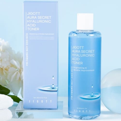 Jigott Daily Fresh Hyaluronic Acid Toner — Deep Hydration + Skin Elasticity — 10,000 ppm Sodium Hyaluronate