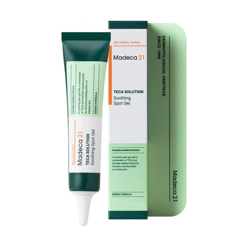 MADECA21 TECA Solution Soothing Spot Gel 15ml – Rapid Calming Spot Care with TECA & Centella