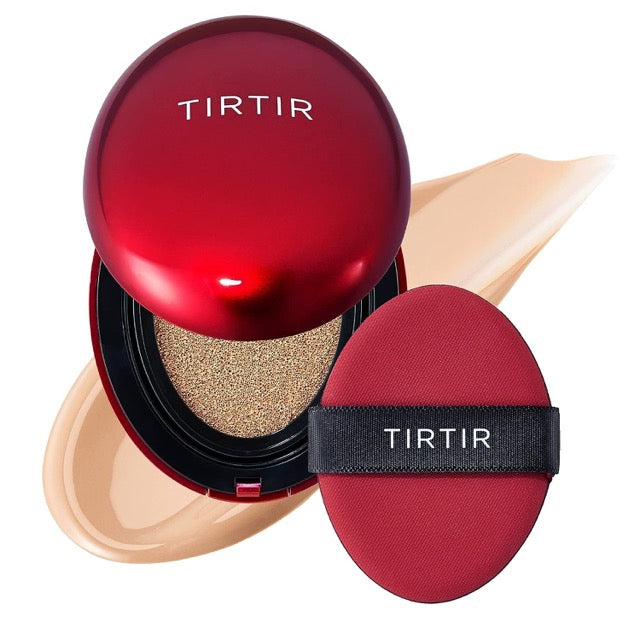 TIRTIR Mask Fit Red Cushion Foundation (Full size), Long-Lasting Radiant Coverage