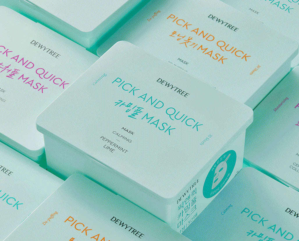 DEWYTREE Pick and Quick Calming Full Mask Sheet - 30 Sheets