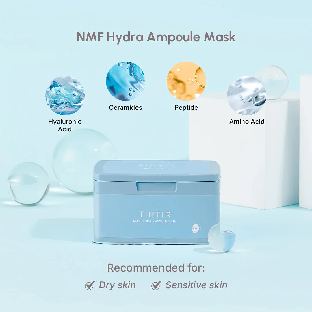 TIRTIR NMF Hydra Ampoule Mask - 30 Sheets