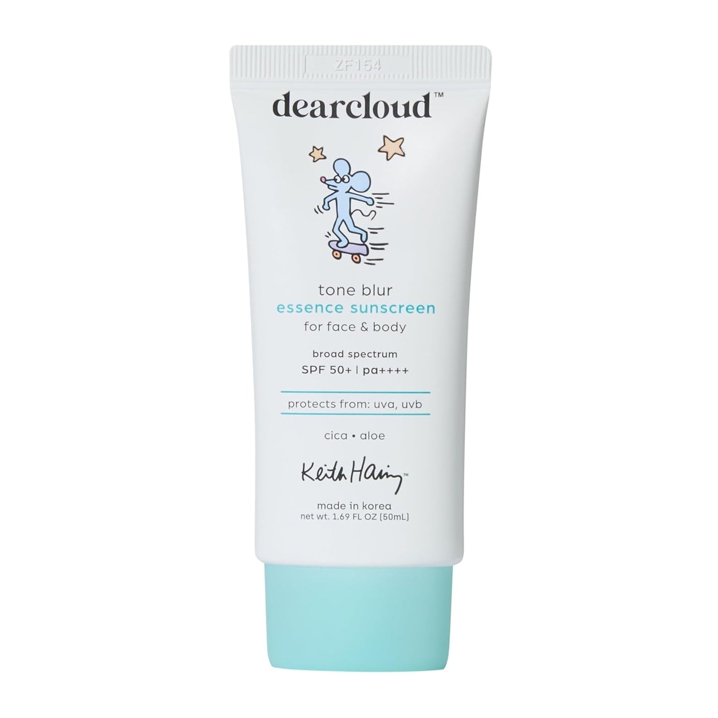 Dearcloud x Keith Haring Tone Blur Essence Sunscreen SPF 50 — Vegan Primer + UV Protection