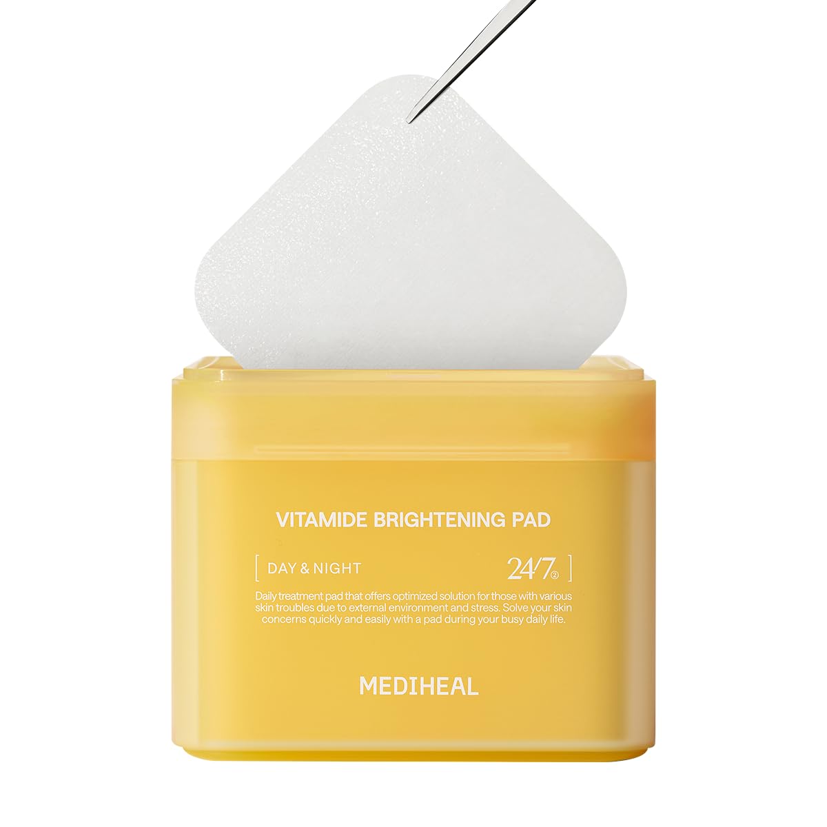 Mediheal Vitamide Brightening Toner Pad – Vegan Radiance Pads with Niacinamide & Sea Buckthorn