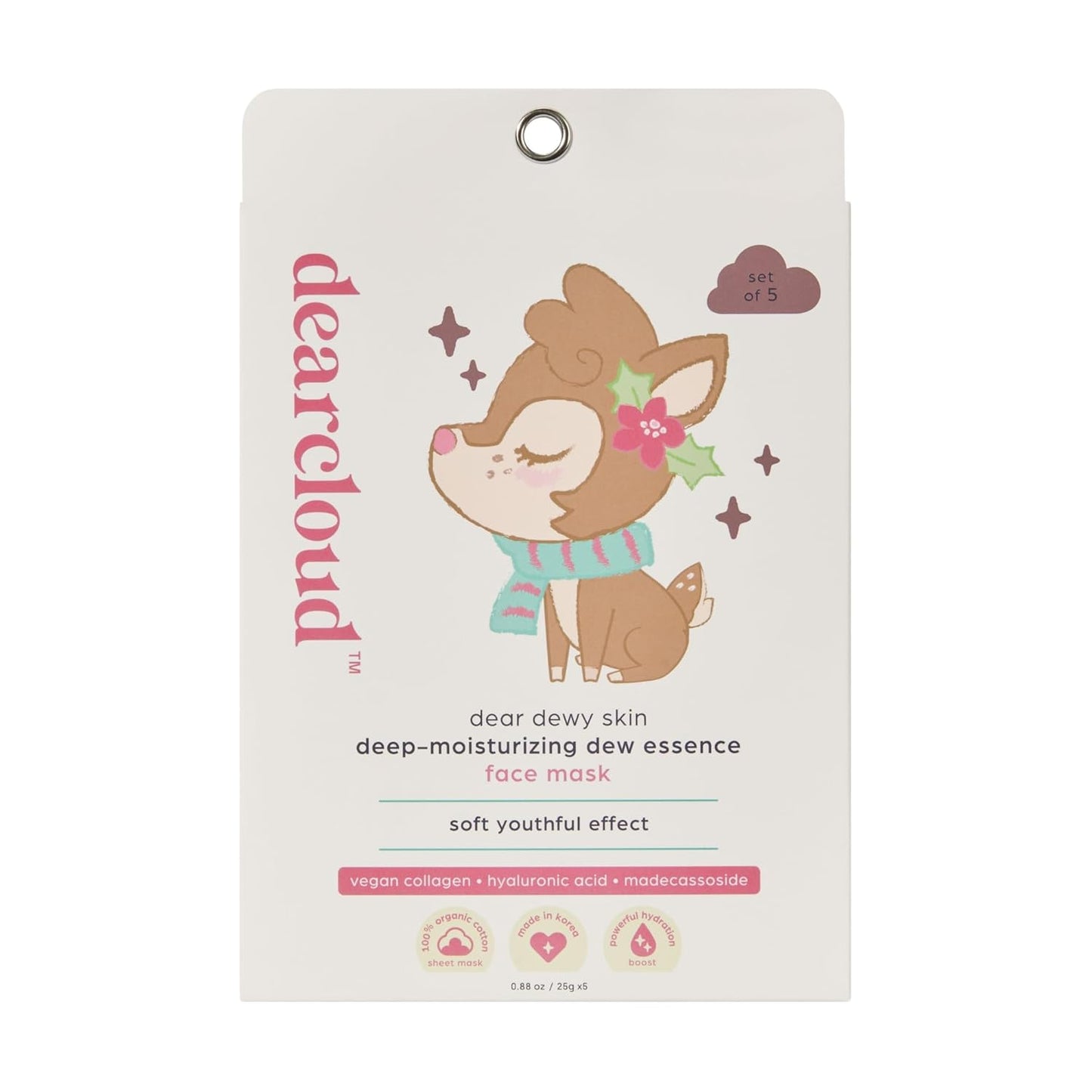 Dearcloud Dew Essence Mask — Vegan, 3 Pack