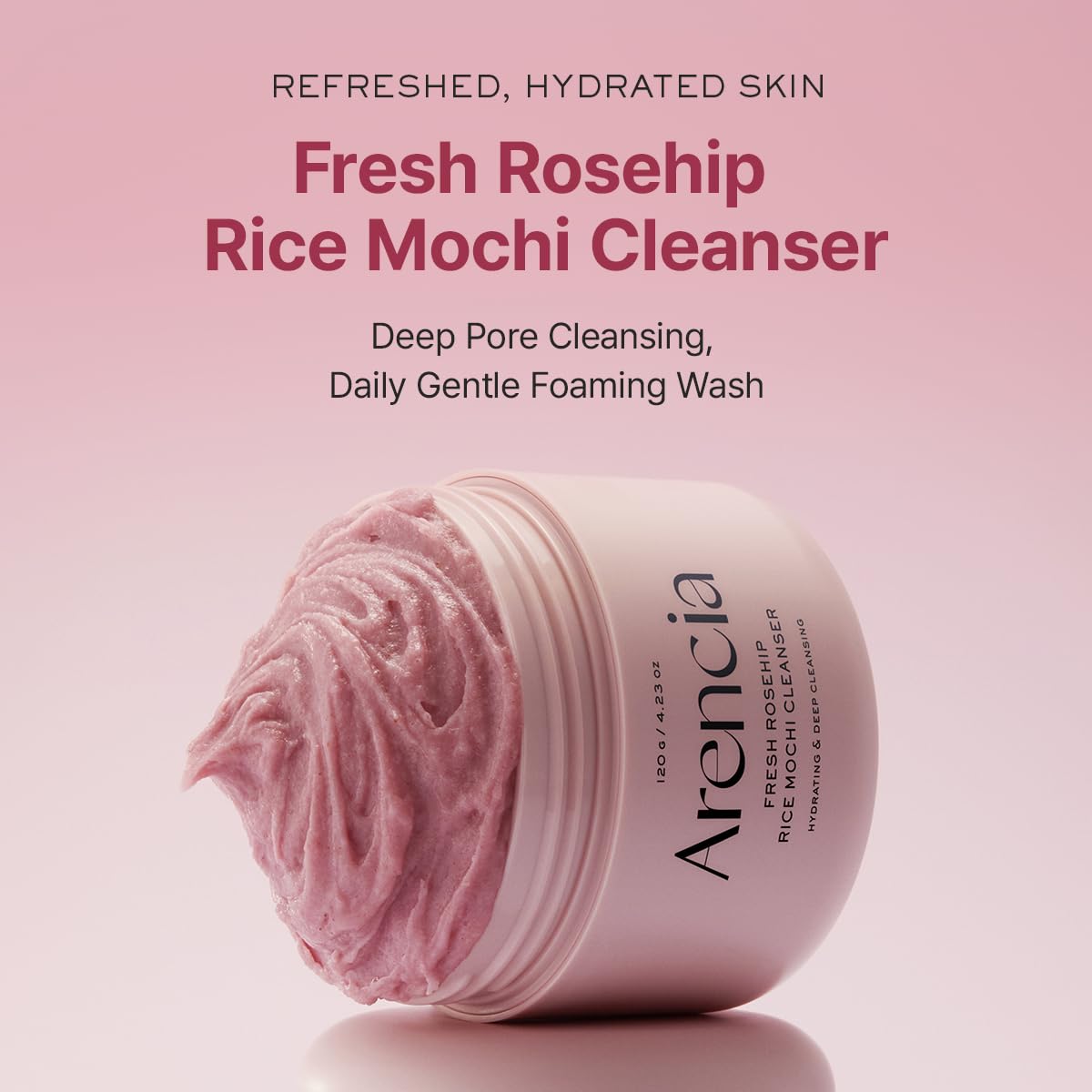Arencia Fresh Rosehip Rice Mochi Cleanser 4.23oz