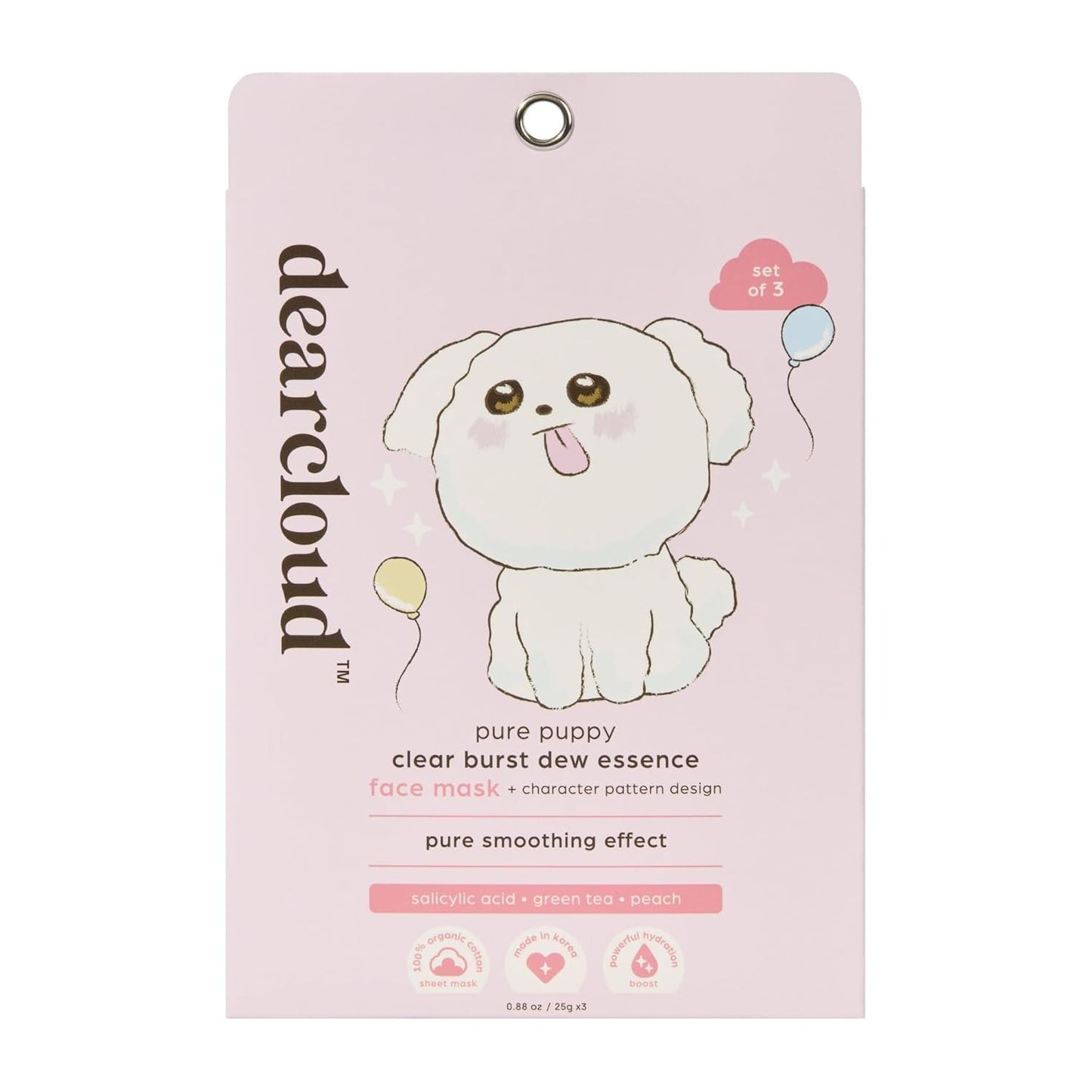 Dearcloud Dew Essence Mask — Vegan, 3 Pack