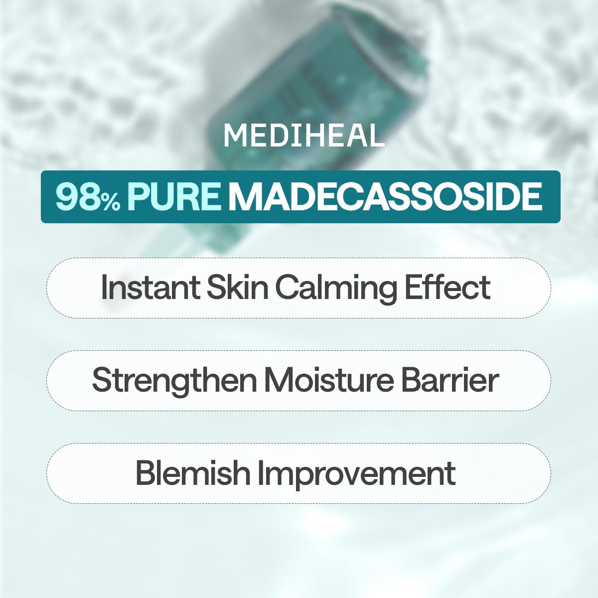 Mediheal Madecassoside Blemish Repair Mask – 98% Cica + Hydration + Soothing