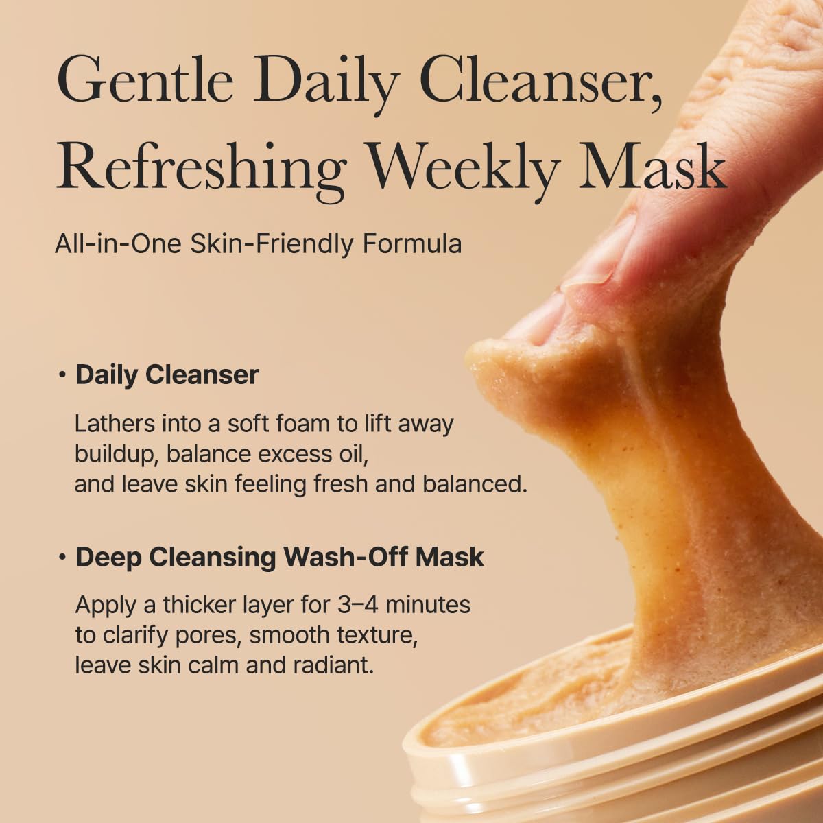 Arencia Calendula Rice Mochi Cleanser 4.23oz