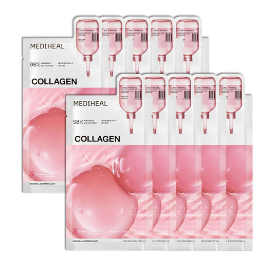 Mediheal Collagen Essential Mask – Hydrogel Sheet Mask with Collagen & Milk Protein for Lifting & Firming