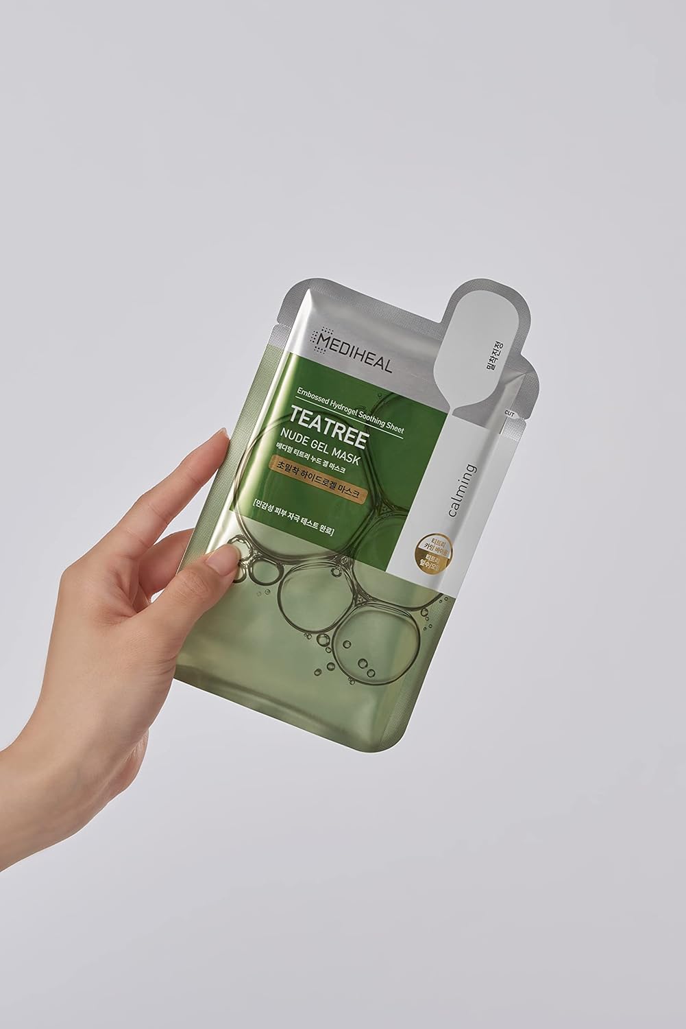 Mediheal Teatree Nude Gel Mask (Pack of 10) - Transparent Hydrogel Sheet
