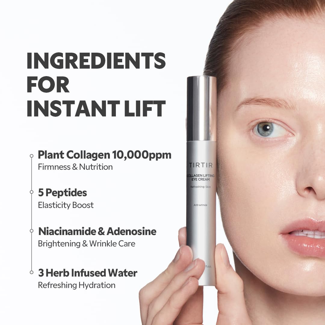 TIRTIR Collagen Lifting Eye Cream - Roller Applicator