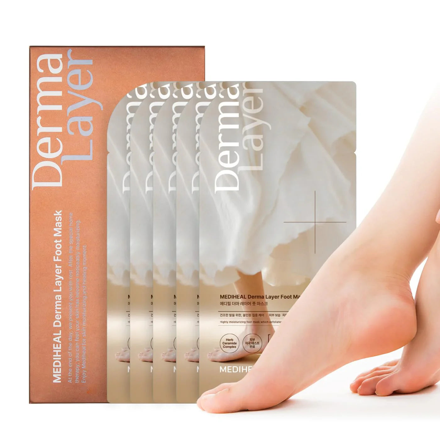 Mediheal Derma Layer Foot Mask (Pack of 5)