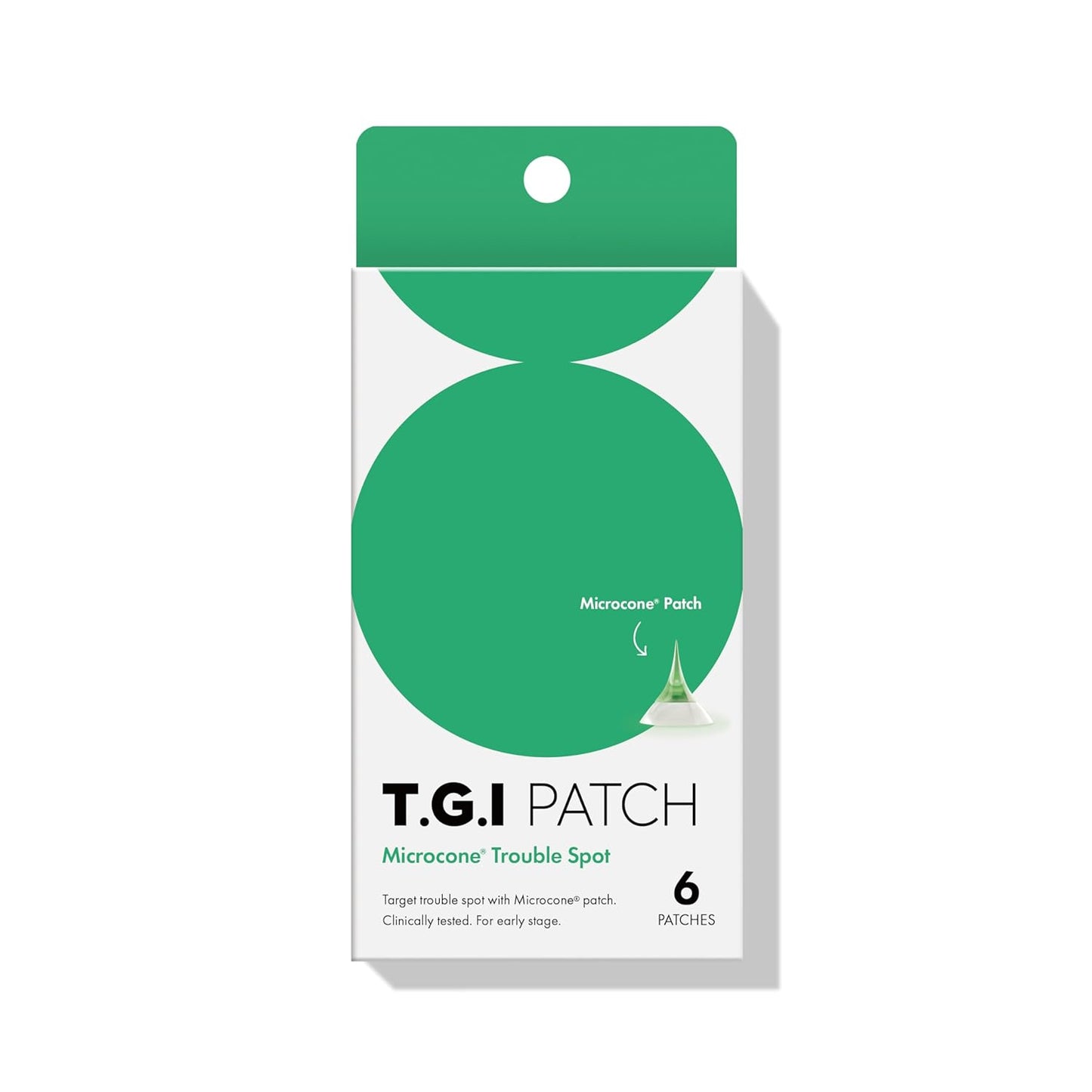 TGI PATCH Microcone Trouble Spot - Patches for Early Stage of Skin Trouble - Invisible (6pc)