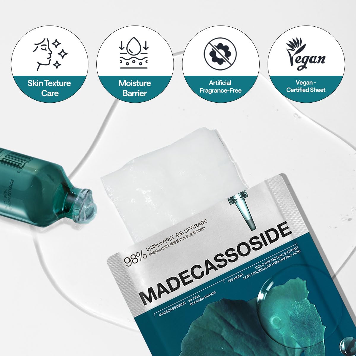 Mediheal Madecassoside Blemish Repair Mask – 98% Cica + Hydration + Soothing