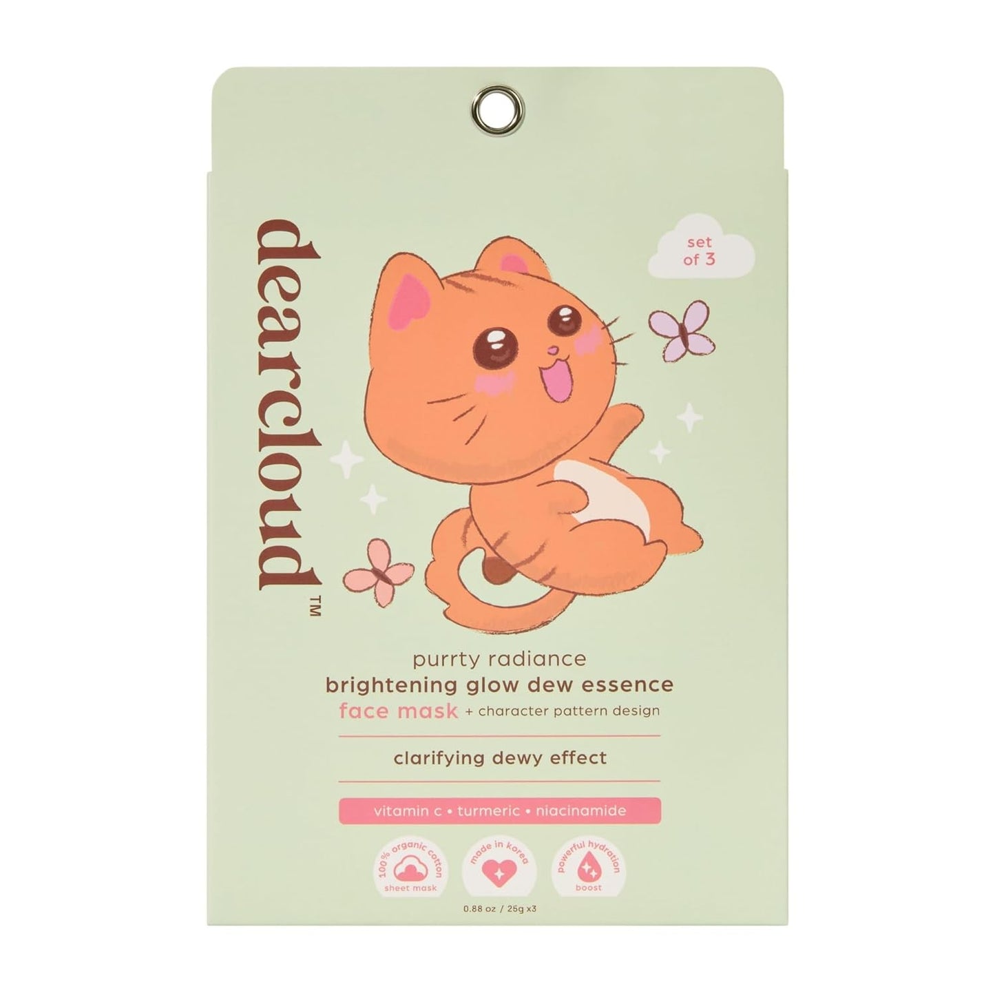 Dearcloud Dew Essence Mask — Vegan, 3 Pack