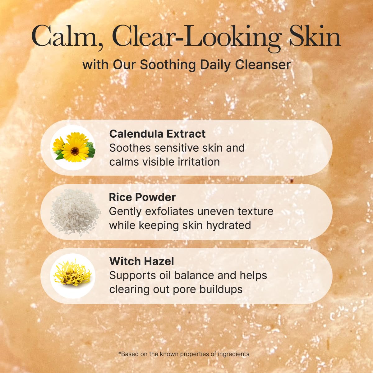 Arencia Calendula Rice Mochi Cleanser 4.23oz