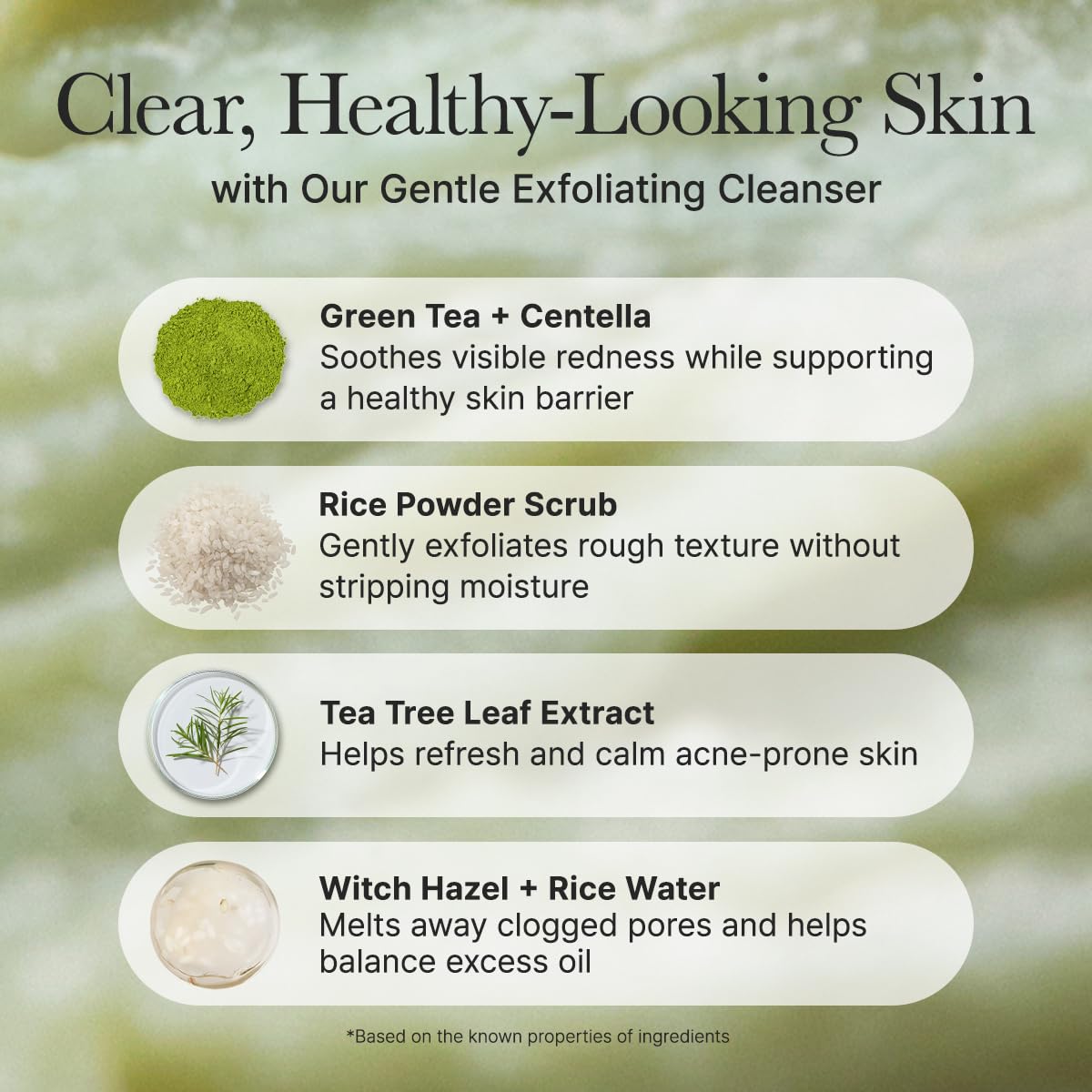 Arencia Fresh Green Rice Mochi Cleanser 4.23oz