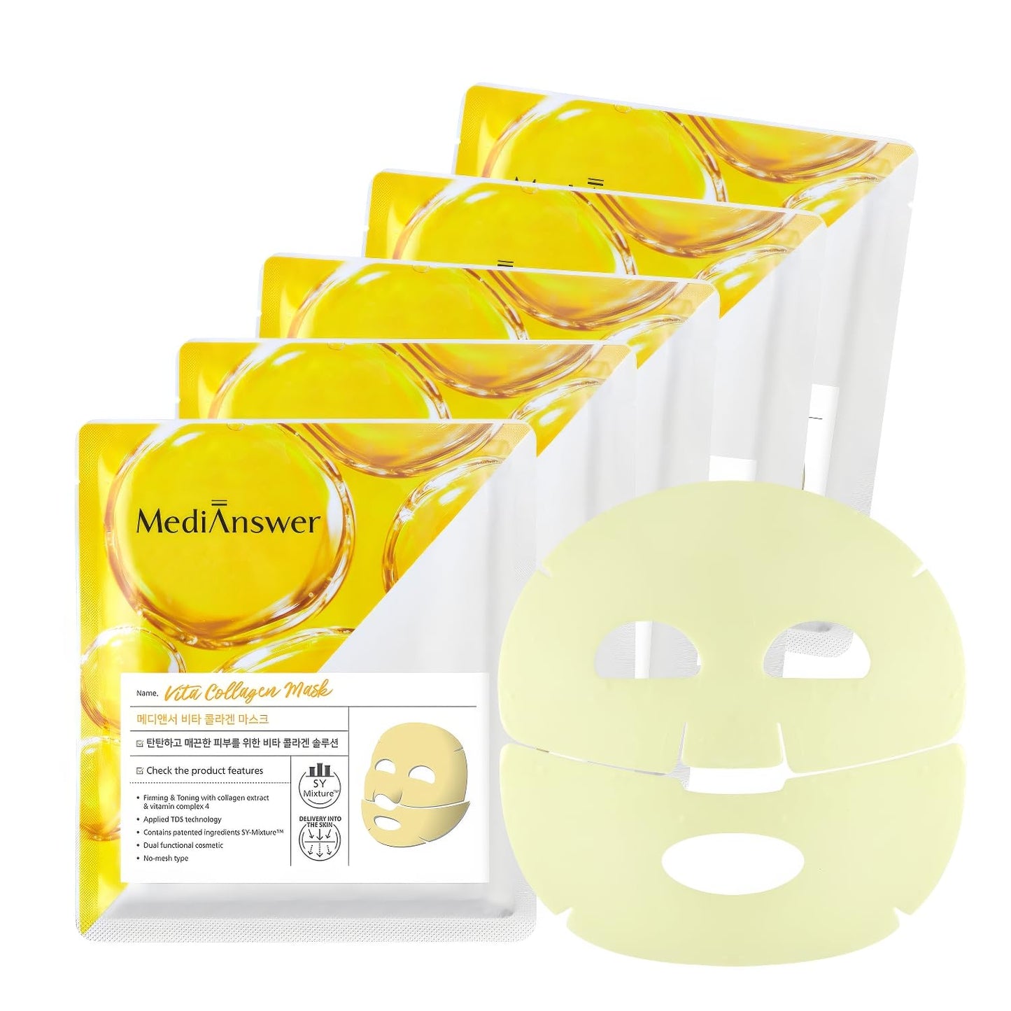 MediAnswer Vita Collagen Mask (Pack of 5)