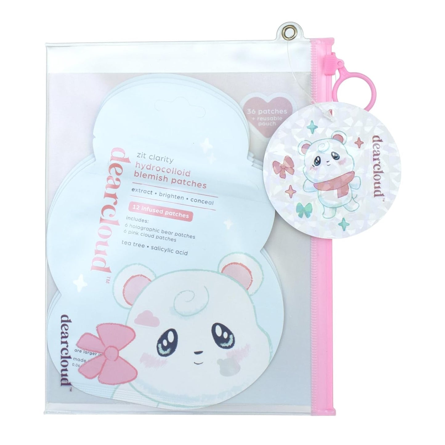 Dearcloud Blemish Patch — Zit Clarity 36ct with Tea Tree + Salicylic Acid