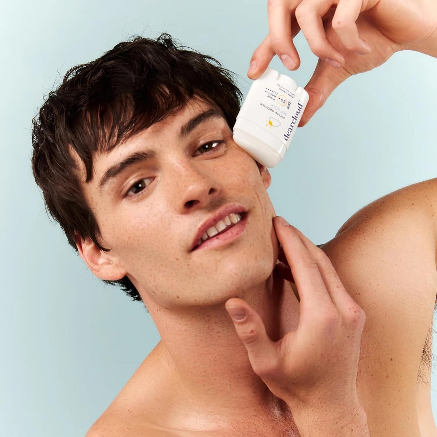 Dearcloud – Sunny Defense Sunscreen Stick SPF 50+ PA++++ – Vegan Korean Face Sunscreen with Hyaluronic Acid & Cica – Travel Size