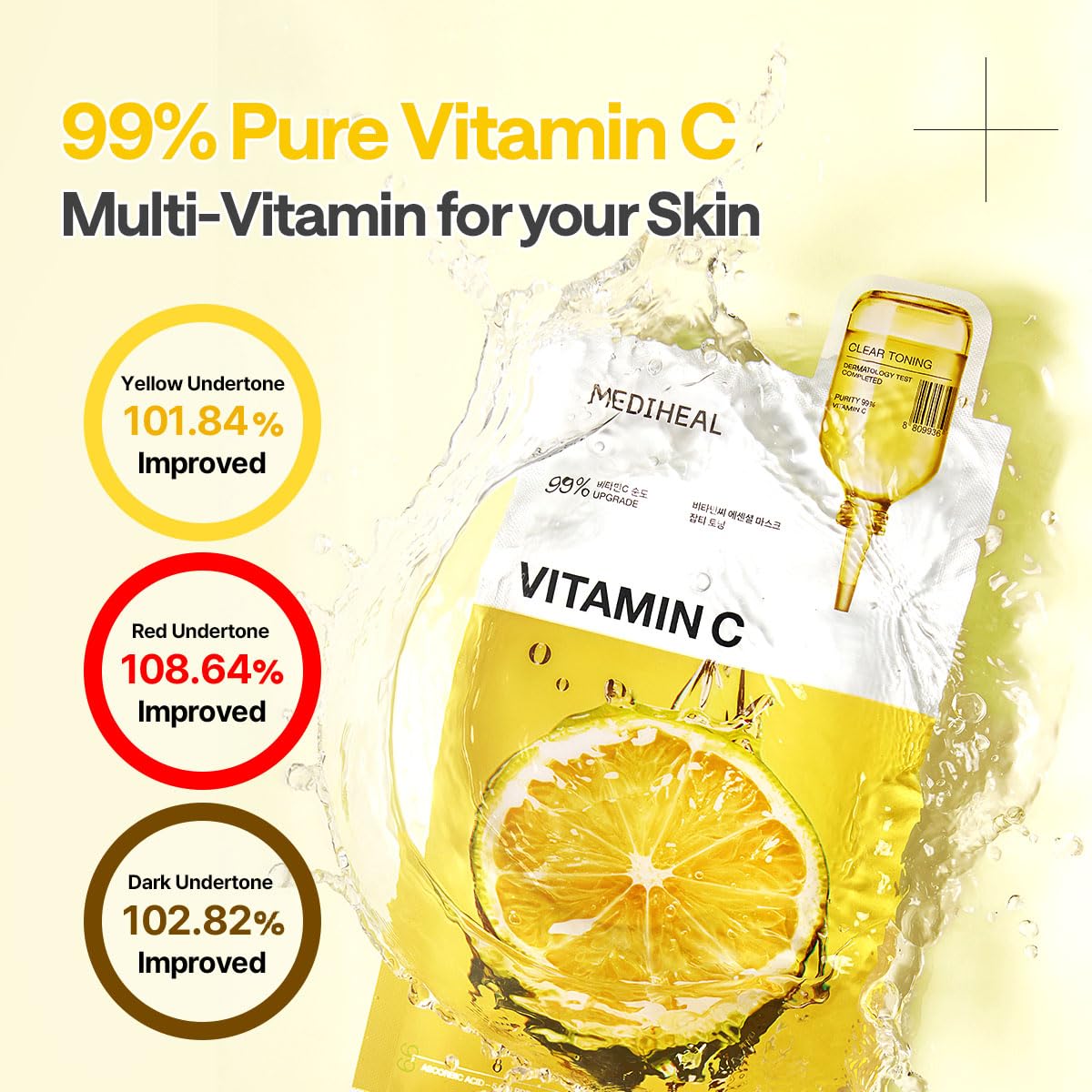 Mediheal Vitamin C Essential Mask (Pack of 4)