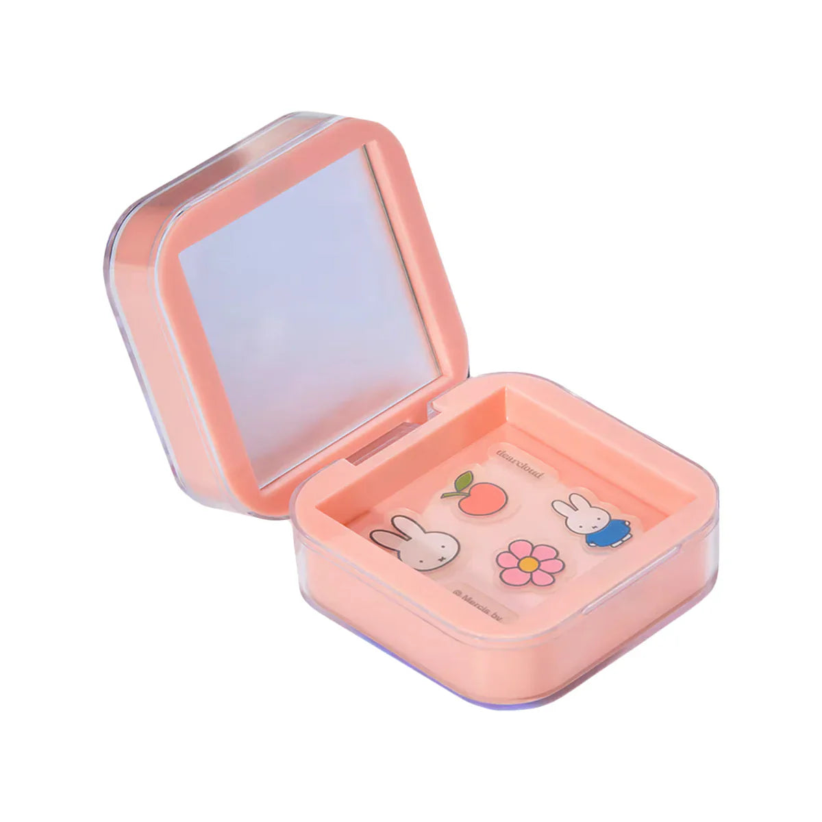 Dearcloud x Miffy Blemish Bunny Hydrocolloid Blemish Patches (24ct + Compact Case) - Hydrocolloid Acne Spot Treatment with Niacinamide & Salicylic Acid
