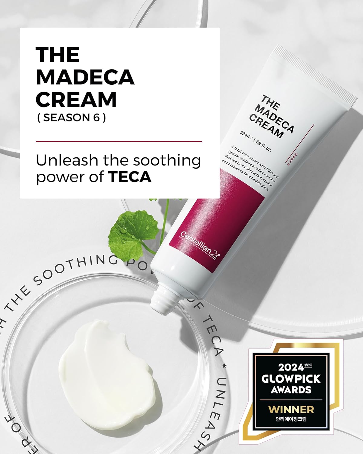 Centellian 24 Madeca Cream Season 6 – Intensive Moisturizer with TECA & Collagen | Wrinkle Care, Sensitive Skin Relief