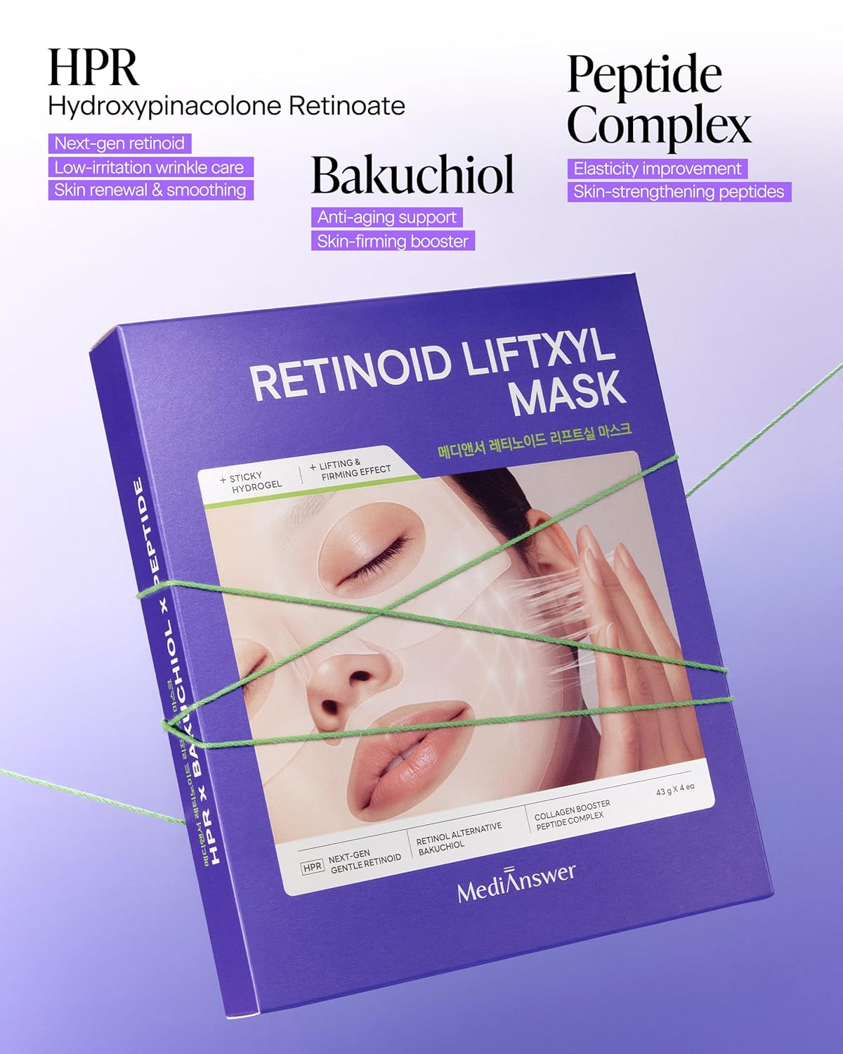 MediAnswer Liftxyl Mask (Pack of 4)