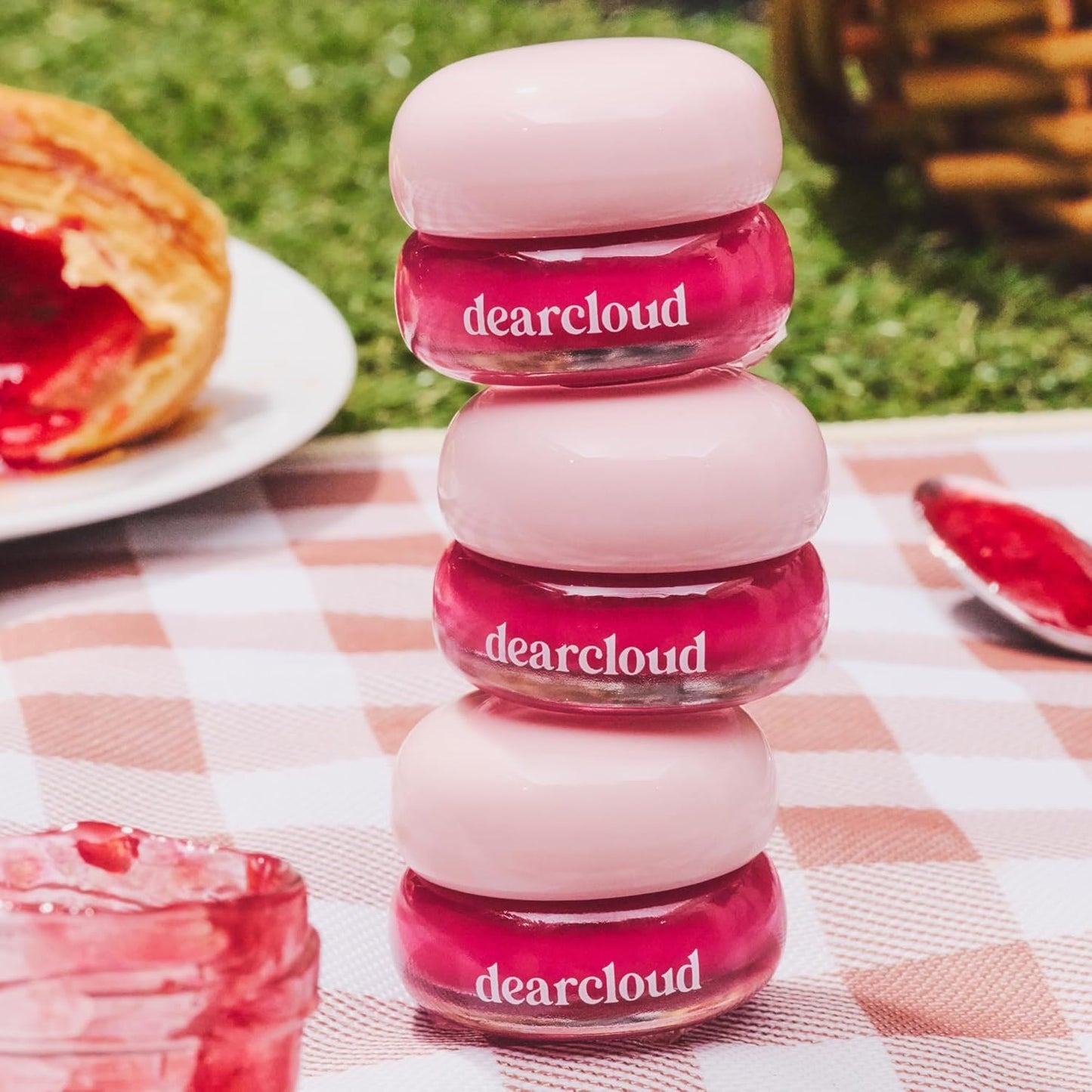 Dearcloud Dewy Lip Jam — Glossy Hydrating Lip Balm with Vitamin E