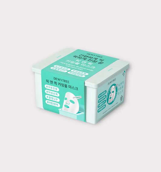 DEWYTREE Pick and Quick Calming Full Mask Sheet - 30 Sheets