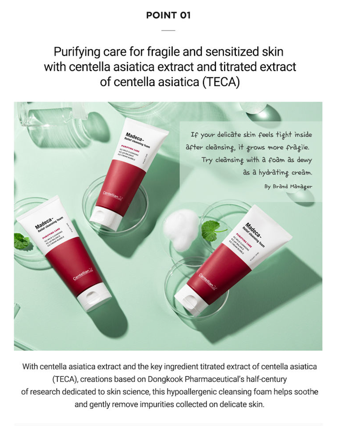 Centellian 24 Madeca Relief Cleansing Foam