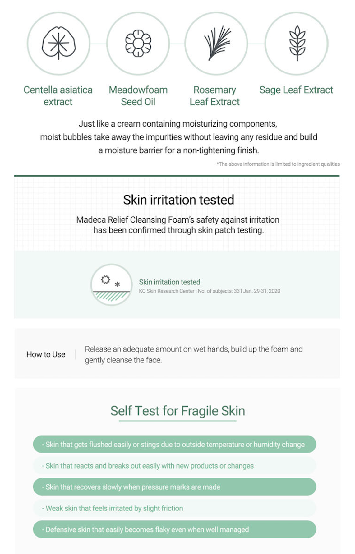 Centellian 24 Madeca Relief Cleansing Foam