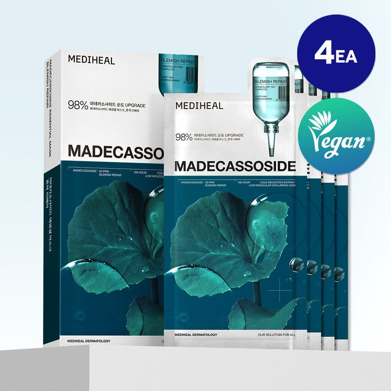 Mediheal Madecassoside Essential Mask (Pack of 4)