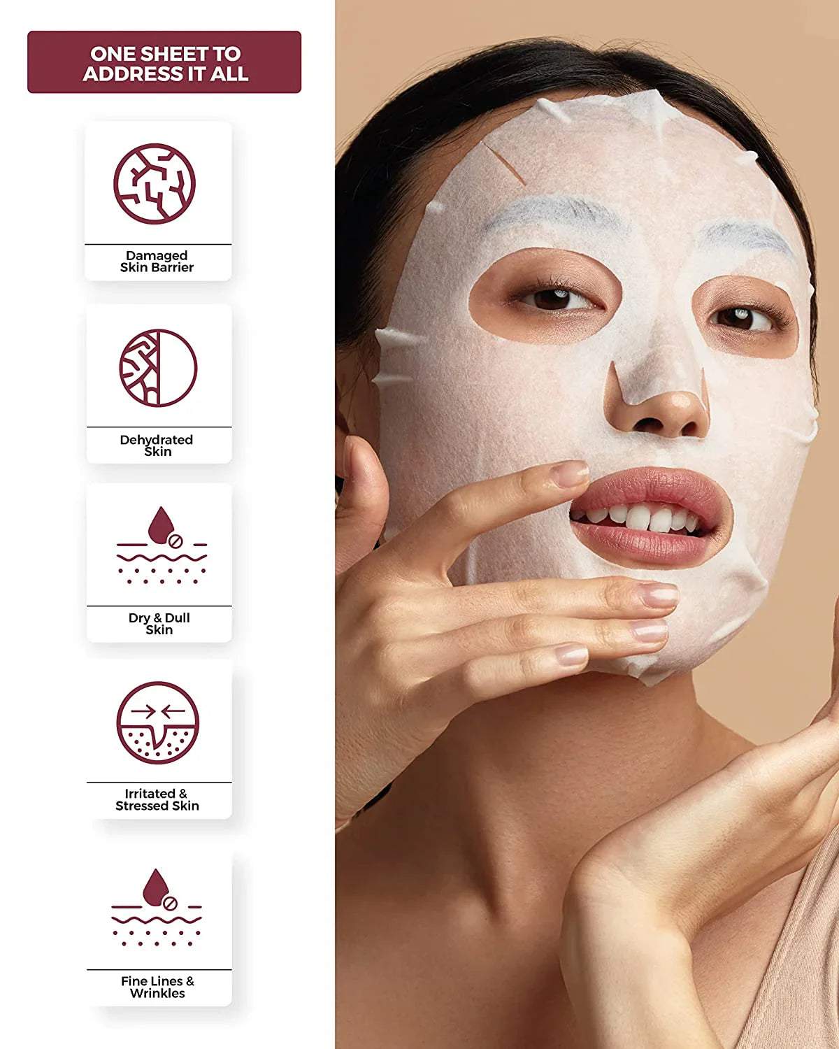 Centellian24 – Madeca Derma Mask III - 10 Each (Wrinkle Care + Deep Hydration)