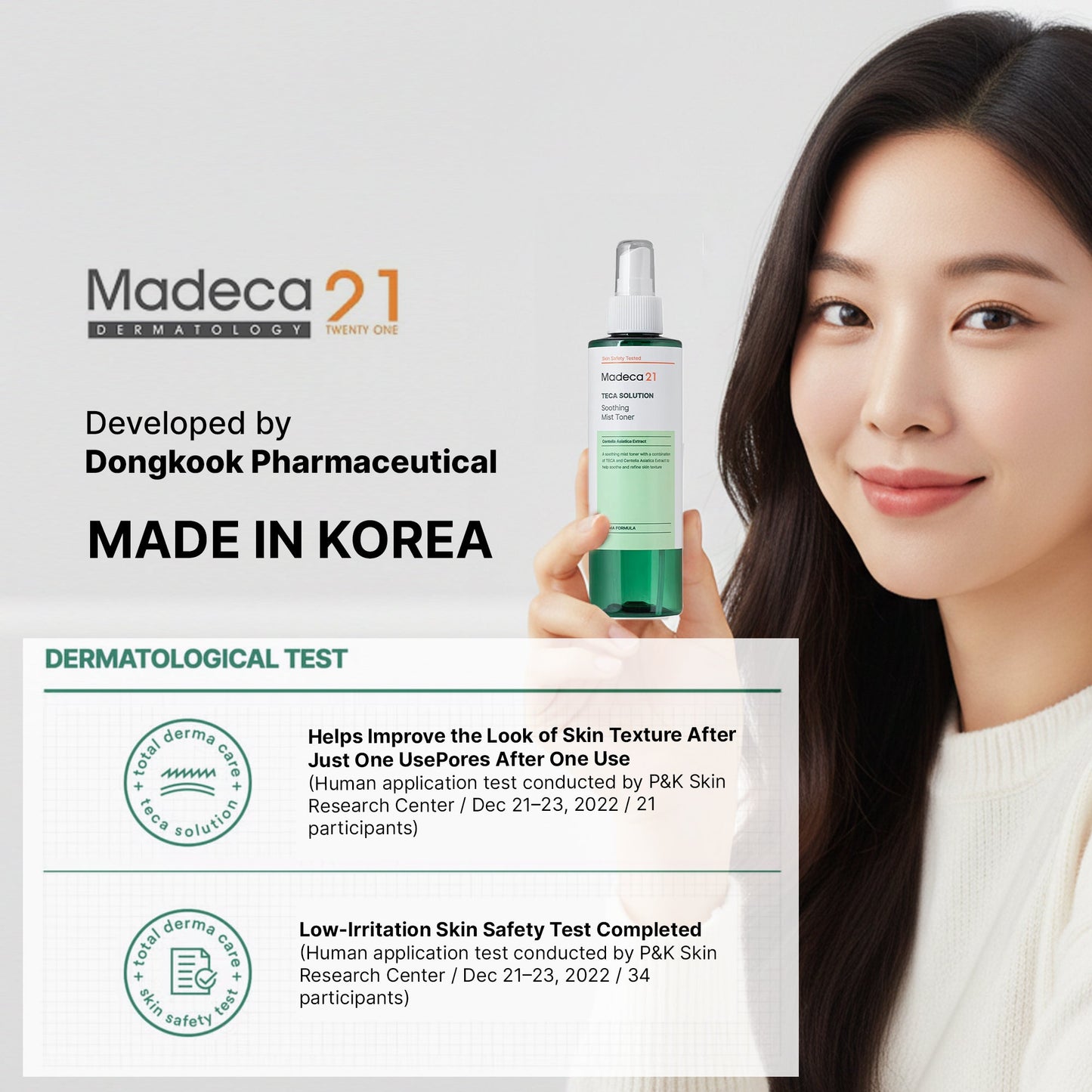 MADECA21 TECA Solution Soothing Mist Toner 200ml – TECA & Centella Calming Spray Toner