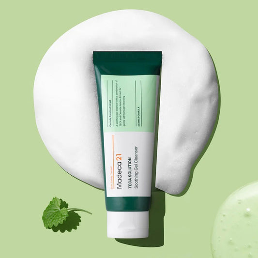 MADECA21 TECA Solution Soothing Gel Cleanser 100ml – TECA & Centella Calming Facial Cleanser