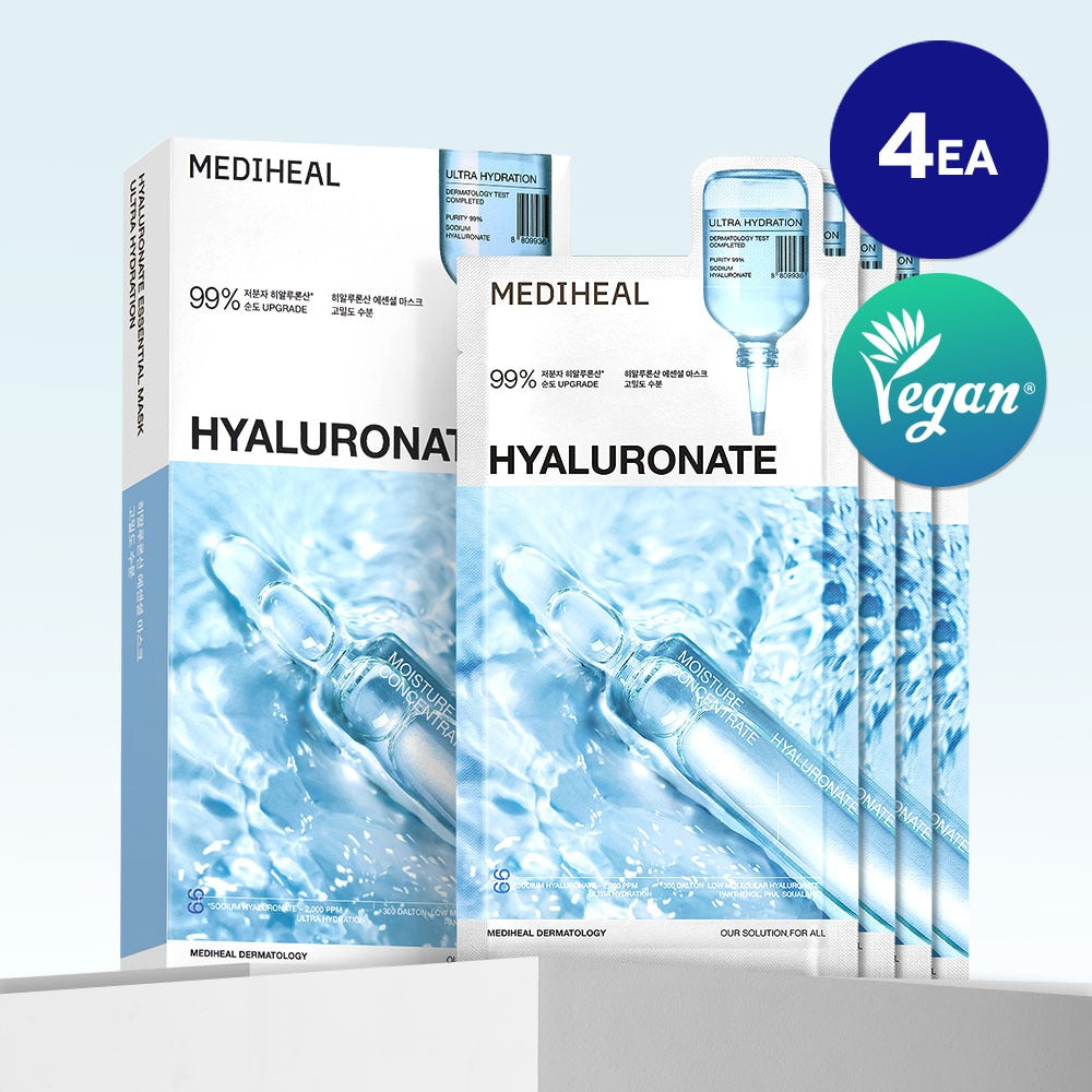 Mediheal Hyaluronate Watermide Essential Mask (Pack of 4)