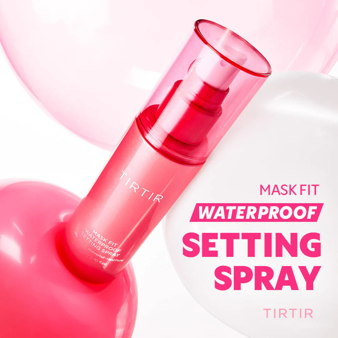 TIRTIR Mask Fit Waterproof Setting Spray - Semi-Matte Finish 24H Long-Lasting Sweat-proof Water-Resistant Makeup Fixer